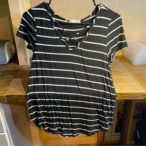 Emory Park B&W Stripped Shirt